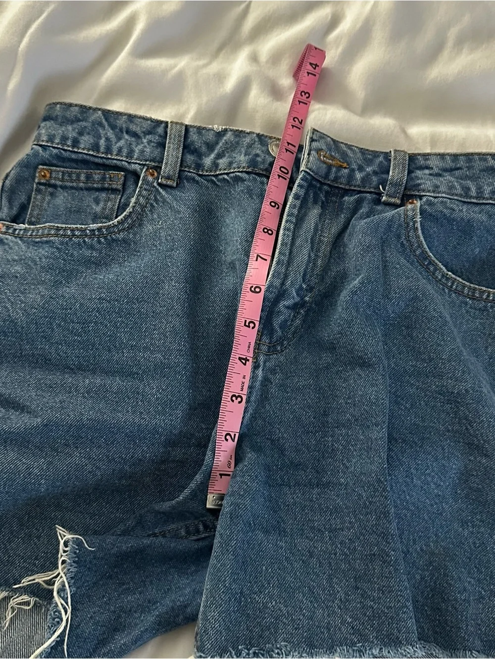 Cutoff Denim Shorts
